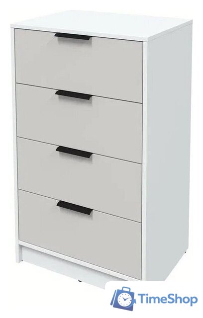 Комод Интерлиния Концепт КТ-К60 (персидский жемчуг/белый платинум) - Изображение №2 — Интернет-магазин Time-Shop