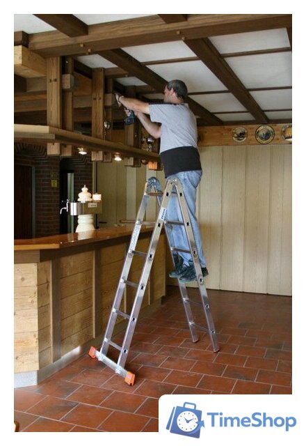 Лестница-стремянка Krause TriMatic 2х8 129918 - Изображение №3 — Интернет-магазин Time-Shop