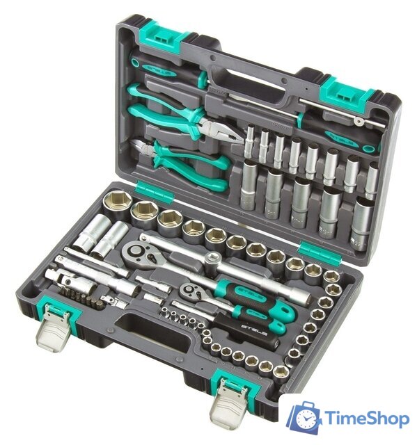 Универсальный набор инструментов Stels 14108 (69 предметов) - Изображение №1 — Интернет-магазин Time-Shop