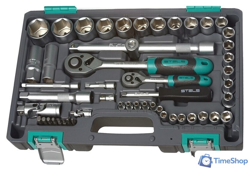 Универсальный набор инструментов Stels 14108 (69 предметов) - Изображение №5 — Интернет-магазин Time-Shop