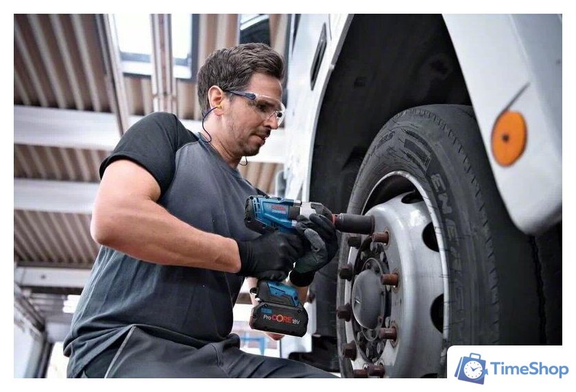 Гайковерт Bosch GDS 18V-1050 H Professional 06019J8502 (с 2-мя АКБ 8 Ah, кейс) - Изображение №4 — Интернет-магазин Time-Shop