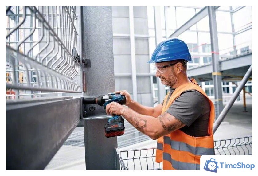 Гайковерт Bosch GDS 18V-1050 H Professional 06019J8502 (с 2-мя АКБ 8 Ah, кейс) - Изображение №7 — Интернет-магазин Time-Shop