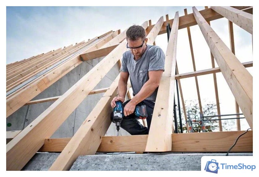 Гайковерт Bosch GDS 18V-1050 H Professional 06019J8502 (с 2-мя АКБ 8 Ah, кейс) - Изображение №6 — Интернет-магазин Time-Shop