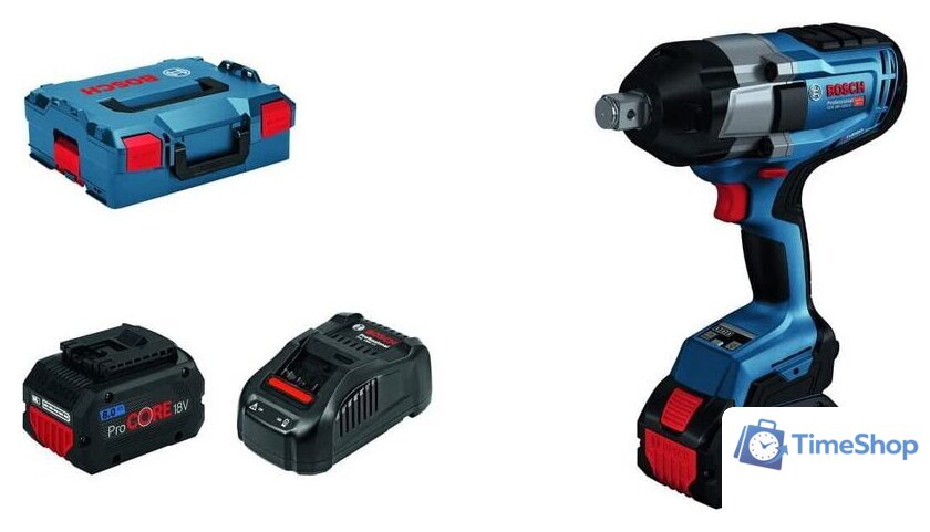 Гайковерт Bosch GDS 18V-1050 H Professional 06019J8502 (с 2-мя АКБ 8 Ah, кейс) - Изображение №1 — Интернет-магазин Time-Shop