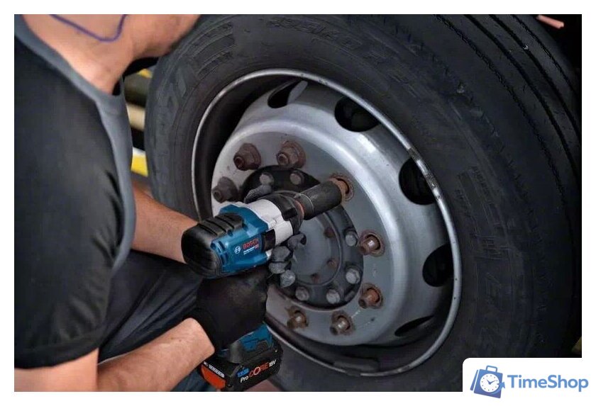 Гайковерт Bosch GDS 18V-1050 H Professional 06019J8502 (с 2-мя АКБ 8 Ah, кейс) - Изображение №3 — Интернет-магазин Time-Shop