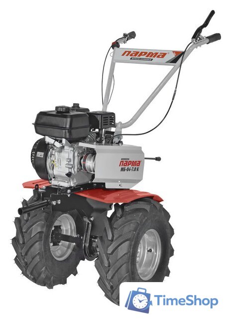 Мотоблок бензиновый Парма МБ-04-7.0К (колеса ЭКСТРИМ) - Изображение №1 — Интернет-магазин Time-Shop