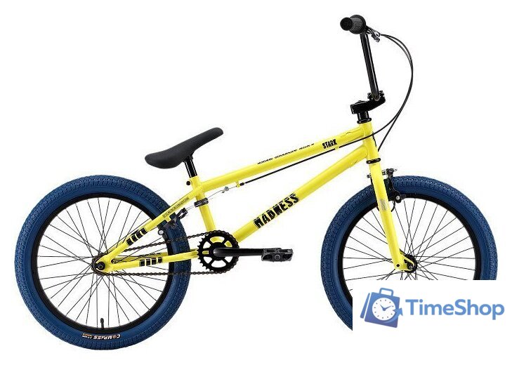 Велосипед Stark Madness BMX 1 2025 (лимонный/черный/лазурный) - Изображение №1 — Интернет-магазин Time-Shop