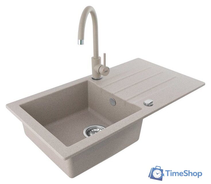 Кухонная мойка Kernau KGS A 50 1B1D Sand - Изображение №4 — Интернет-магазин Time-Shop