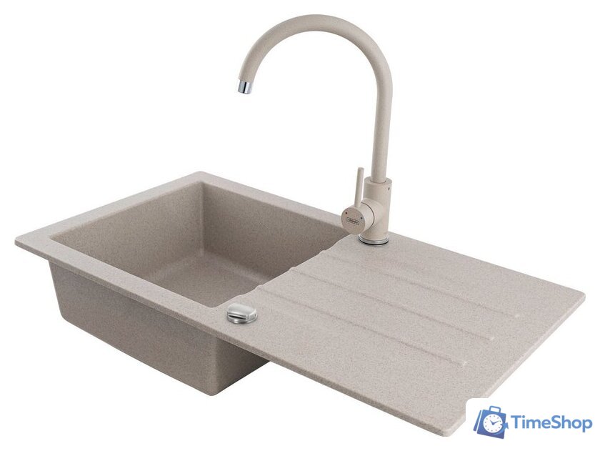 Кухонная мойка Kernau KGS A 50 1B1D Sand - Изображение №5 — Интернет-магазин Time-Shop