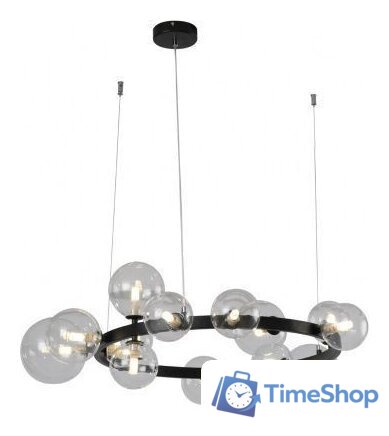 Подвесная люстра Kinklight Иона 09408-15.19 (черный) - Изображение №1 — Интернет-магазин Time-Shop