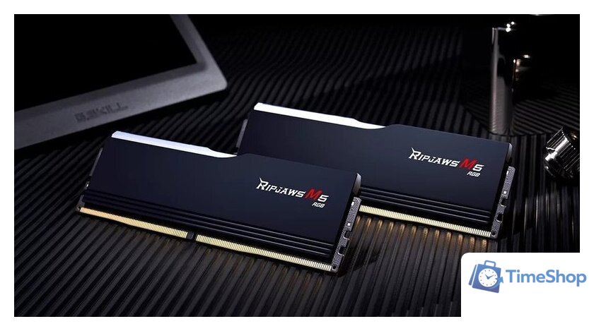 Оперативная память G.Skill Ripjaws M5 RGB 2x32ГБ DDR5 6000 МГц F5-6000J2836G32GX2-RM5RK - Изображение №5 — Интернет-магазин Time-Shop