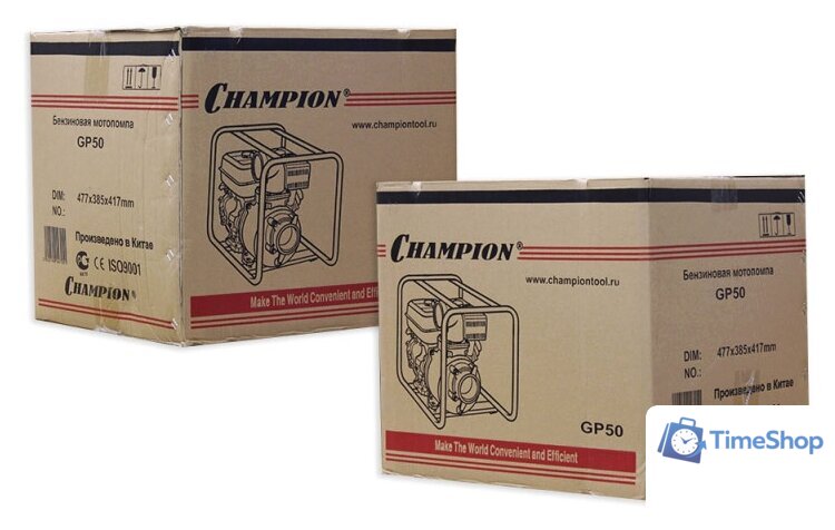 Мотопомпа Champion GP50 - Изображение №3 — Интернет-магазин Time-Shop