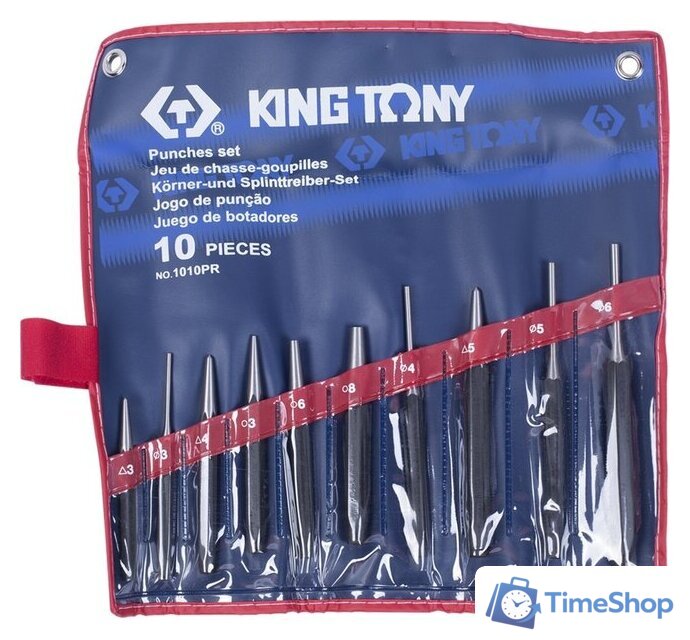 Набор выколоток King Tony 1010PR (10 предметов) - Изображение №1 — Интернет-магазин Time-Shop