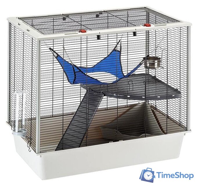 Клетка Ferplast Furat (белый) 57059814 - Изображение №1 — Интернет-магазин Time-Shop