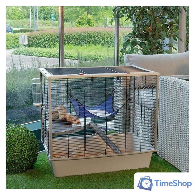 Клетка Ferplast Furat (белый) 57059814 - Изображение №3 — Интернет-магазин Time-Shop