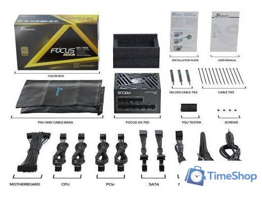Блок питания Seasonic Focus GX-750 ATX 3.1 - Изображение №11 — Интернет-магазин Time-Shop