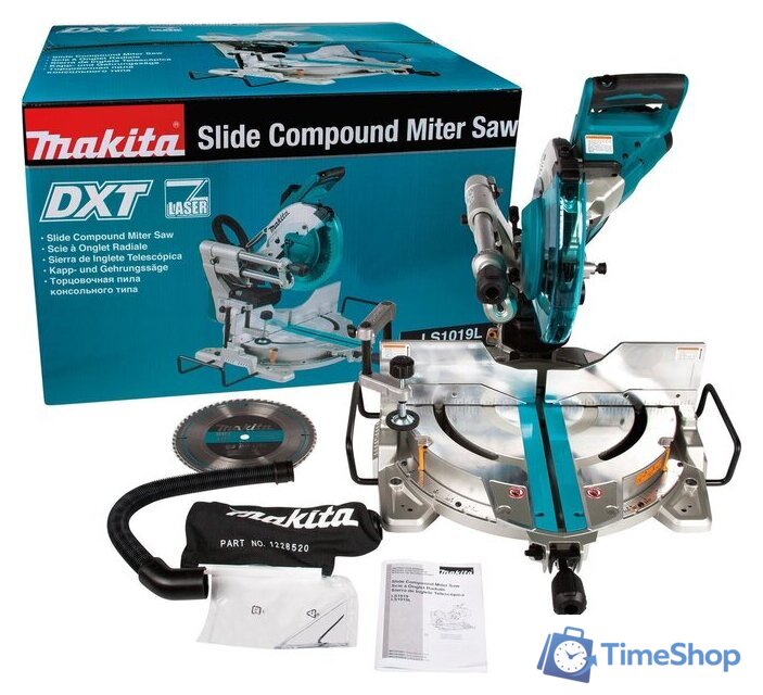 Торцовочная пила Makita LS1019L - Изображение №12 — Интернет-магазин Time-Shop