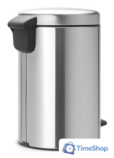 Мусорное ведро Brabantia Pedal Bin NewIcon 12 л (стальной матовый) - Изображение №3 — Интернет-магазин Time-Shop