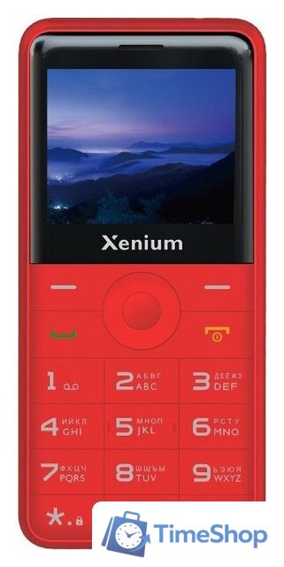 Кнопочный телефон Xenium X700 (красный) - Изображение №2 — Интернет-магазин Time-Shop