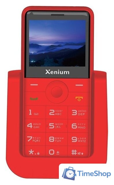 Кнопочный телефон Xenium X700 (красный) - Изображение №3 — Интернет-магазин Time-Shop