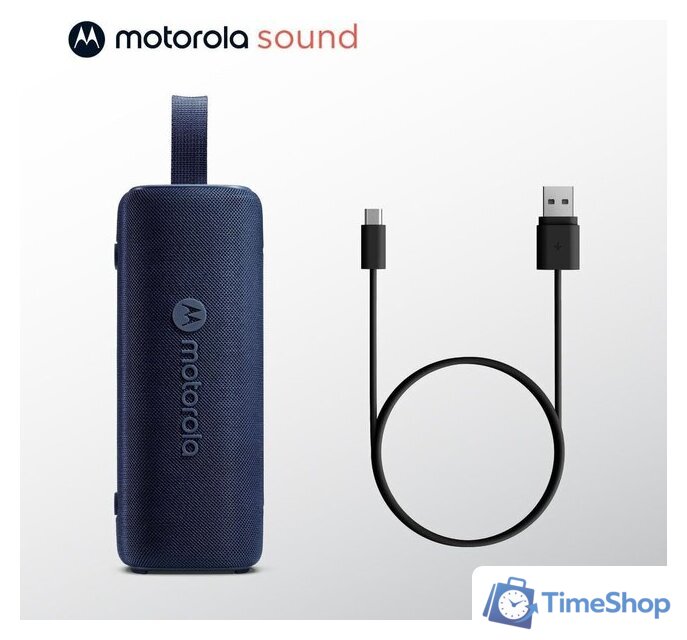 Беспроводная колонка Motorola Rokr 600 (синий) - Изображение №2 — Интернет-магазин Time-Shop