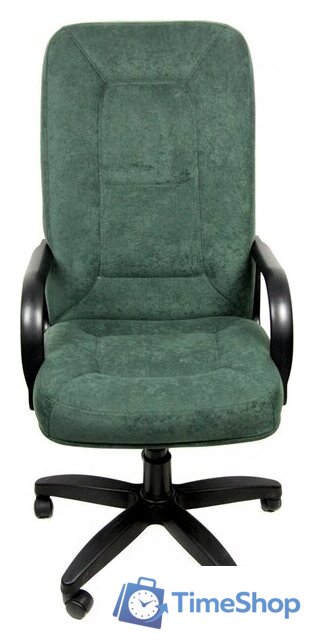Офисное кресло Деловая обстановка Пилот Стандарт флок (зеленый) - Изображение №2 — Интернет-магазин Time-Shop