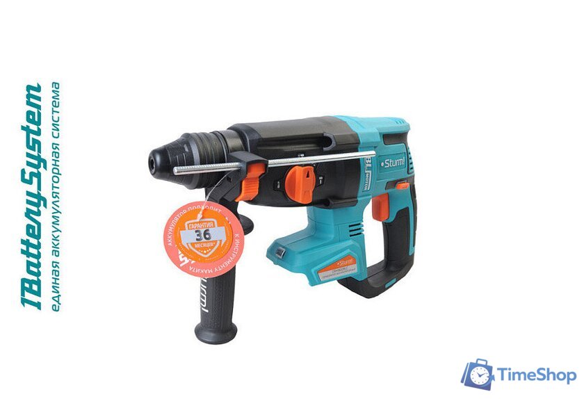 Перфоратор Sturm CRH1832BLC (с 1-им АКБ, кейс) - Изображение №4 — Интернет-магазин Time-Shop