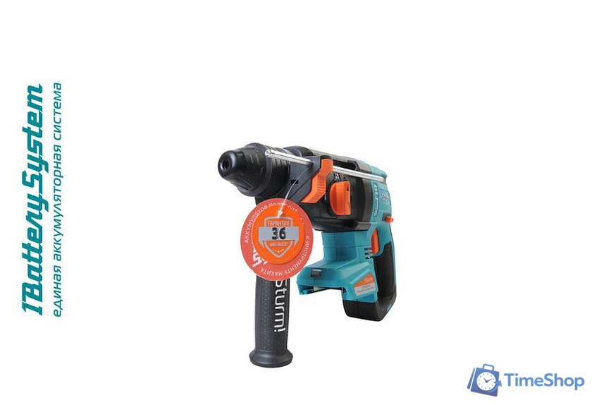 Перфоратор Sturm CRH1832BLC (с 1-им АКБ, кейс) - Изображение №15 — Интернет-магазин Time-Shop