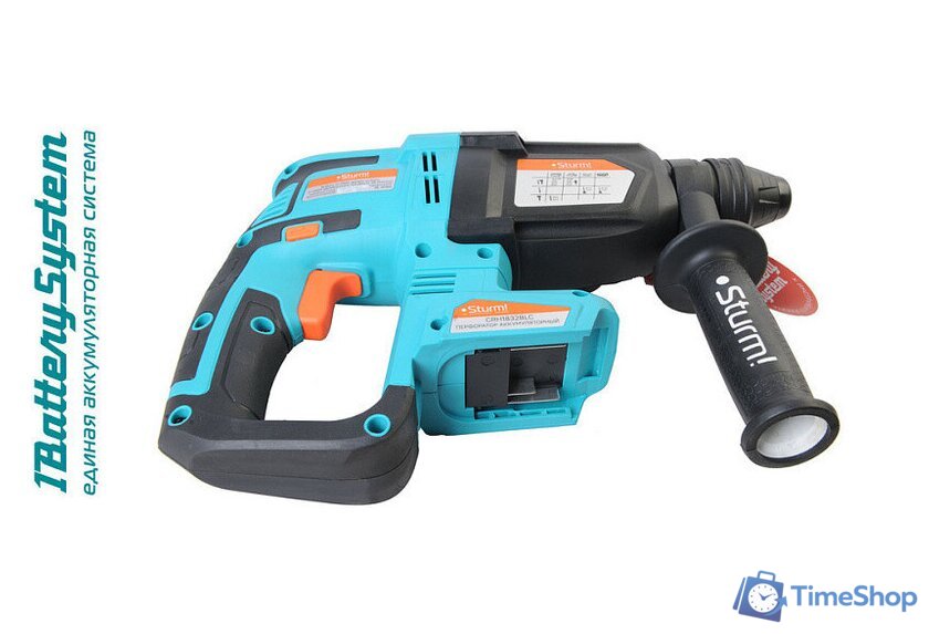 Перфоратор Sturm CRH1832BLC (с 1-им АКБ, кейс) - Изображение №2 — Интернет-магазин Time-Shop