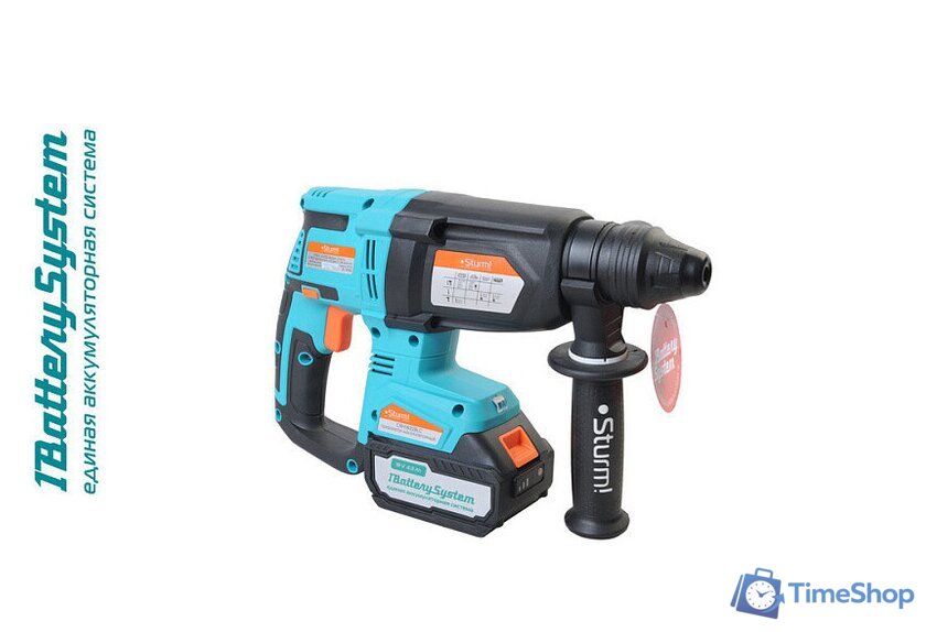 Перфоратор Sturm CRH1832BLC (с 1-им АКБ, кейс) - Изображение №5 — Интернет-магазин Time-Shop