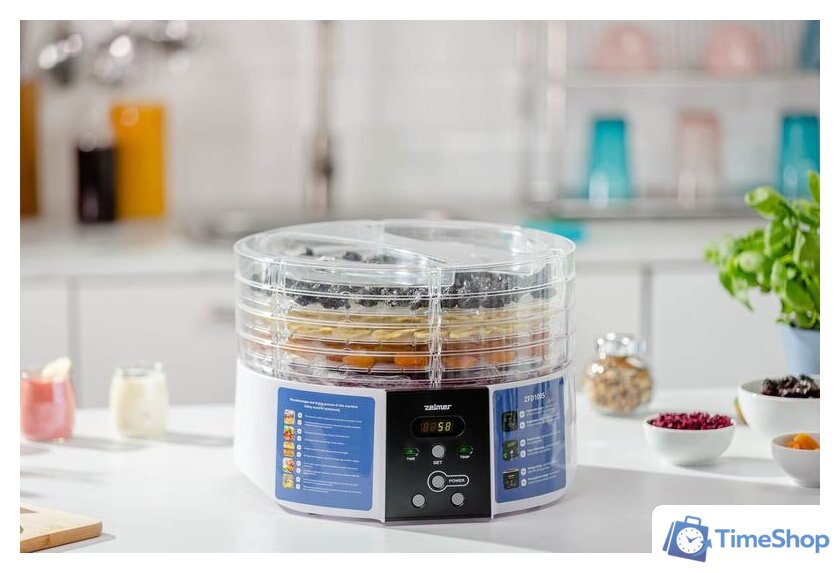 Сушилка для овощей и фруктов Zelmer ZFD1005 - Изображение №5 — Интернет-магазин Time-Shop