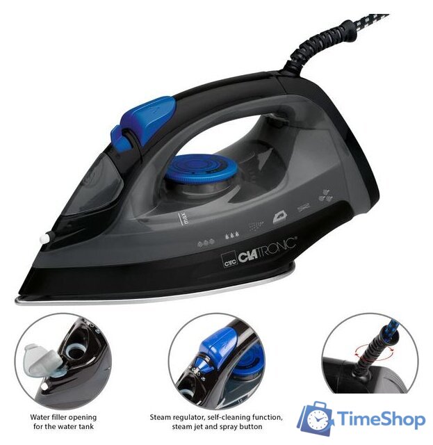 Утюг Clatronic DB 3703 - Изображение №6 — Интернет-магазин Time-Shop