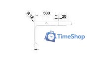 Кухонная мойка Blanco Supra 500-IF/A R12 526354 - Изображение №3 — Интернет-магазин Time-Shop