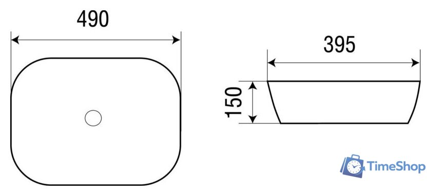 Умывальник WeltWasser Elbach 2143 MO - Изображение №4 — Интернет-магазин Time-Shop