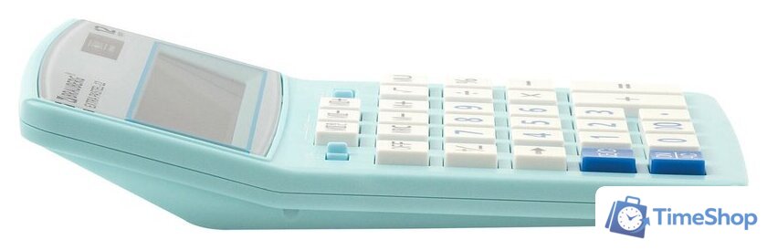 Бухгалтерский калькулятор BRAUBERG Extra Pastel-12-LB 250486 (голубой) - Изображение №2 — Интернет-магазин Time-Shop