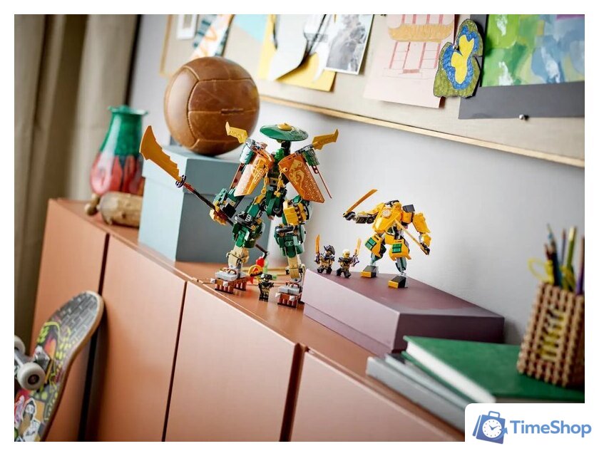 Конструктор LEGO Ninjago 71794 Командные роботы ниндзя Ллойда и Арин - Изображение №8 — Интернет-магазин Time-Shop
