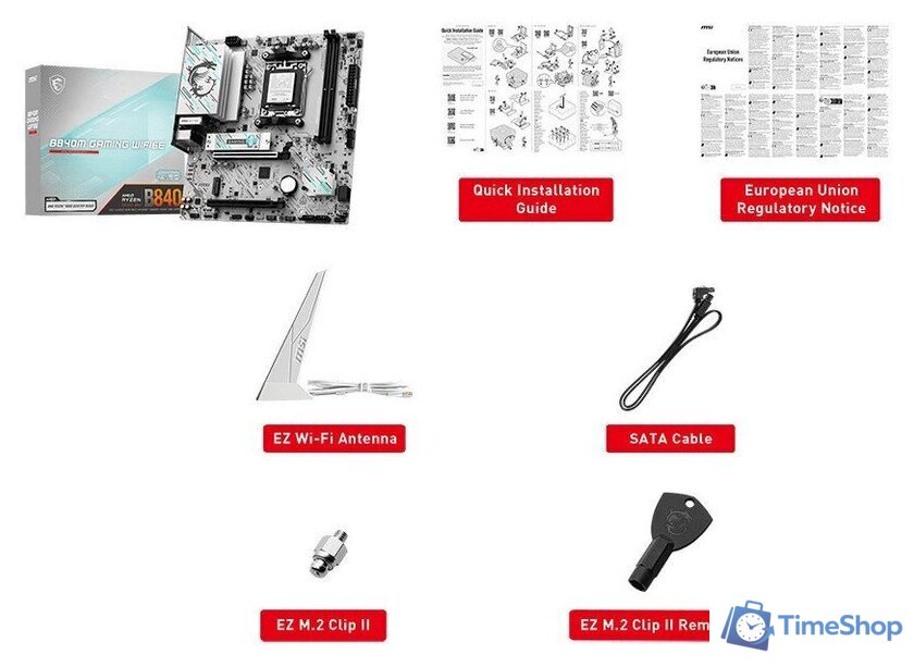 Материнская плата MSI B840M Gaming WiFi6E - Изображение №5 — Интернет-магазин Time-Shop