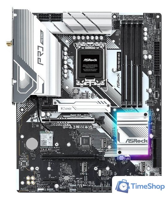 Материнская плата ASRock Z790 Pro RS WiFi - Изображение №1 — Интернет-магазин Time-Shop