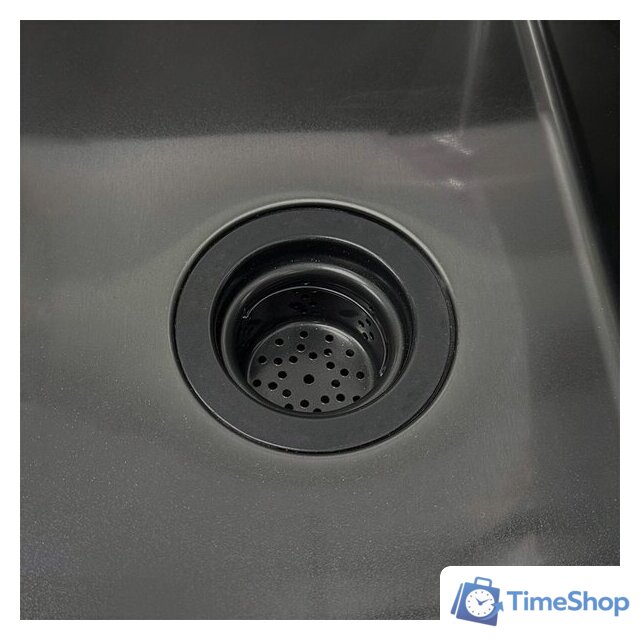 Кухонная мойка Roxen Uno 560210-54B под столешницу графит (ролл-мат, дозатор, сифон) - Изображение №6 — Интернет-магазин Time-Shop