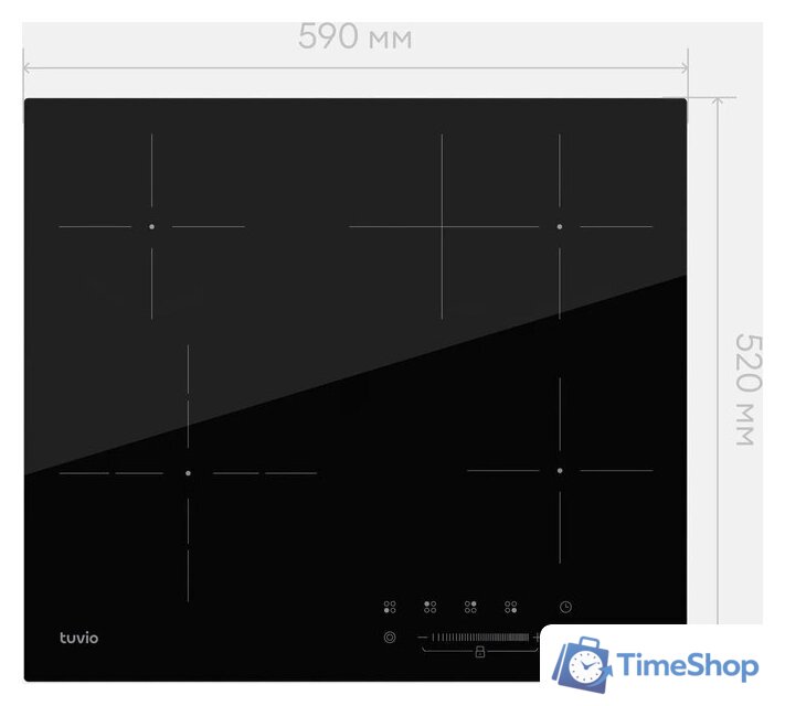 Варочная панель Tuvio HRS85FBB1 - Изображение №8 — Интернет-магазин Time-Shop