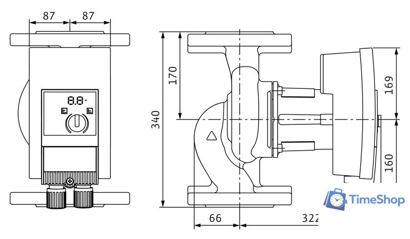 Циркуляционный насос Wilo Yonos MAXO 40/0.5-16 - Изображение №3 — Интернет-магазин Time-Shop