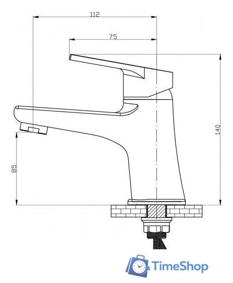 Смеситель РМС SL132-001F - Изображение №2 — Интернет-магазин Time-Shop
