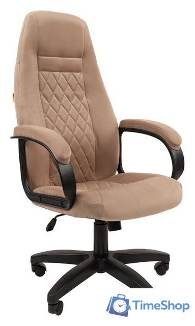 Офисное кресло CHAIRMAN Home 951 (велюр, Т-10 бежевый) - Изображение №1 — Интернет-магазин Time-Shop