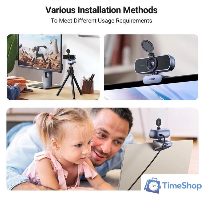 Веб-камера Ugreen CM717 25442 - Изображение №4 — Интернет-магазин Time-Shop