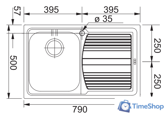 Кухонная мойка Franke LLX 611 (101.0085.772) - Изображение №2 — Интернет-магазин Time-Shop