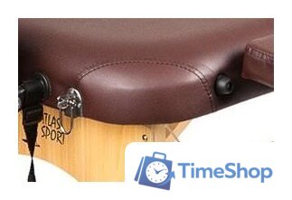 Массажный стол Atlas Sport 70 см складной 3-с деревянный (коричневый) - Изображение №4 — Интернет-магазин Time-Shop