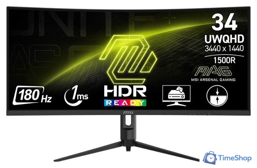 Игровой монитор MSI MAG 342CQR E2 - Изображение №1 — Интернет-магазин Time-Shop