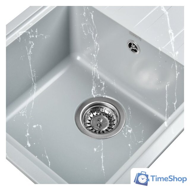 Кухонная мойка Wisent WB15-17 (с сифоном GER013) - Изображение №4 — Интернет-магазин Time-Shop