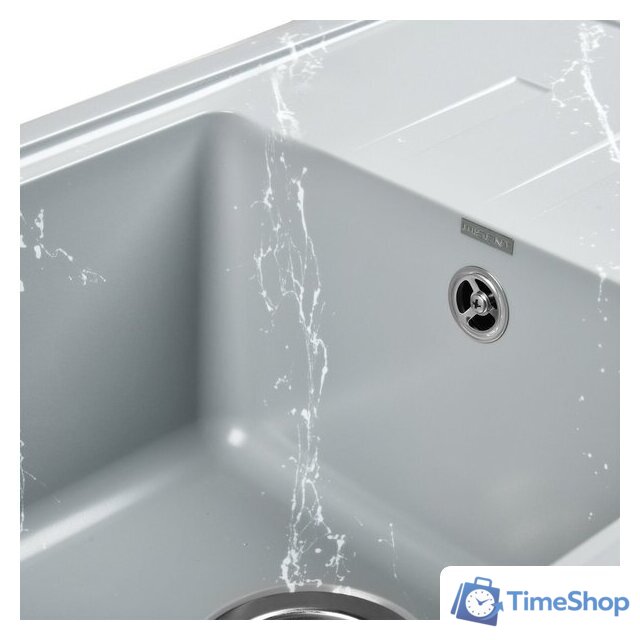 Кухонная мойка Wisent WB15-17 (с сифоном GER013) - Изображение №3 — Интернет-магазин Time-Shop