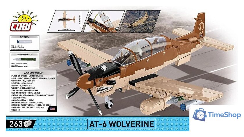 Конструктор Cobi Armed Forces At-6 Wolverine - Изображение №4 — Интернет-магазин Time-Shop